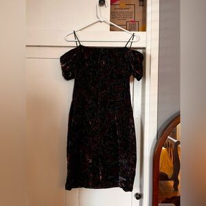 80’s velvet dress